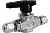 Шаровой кран Hy-Lok 102 серии, проходной, 1/4" - 1/4" HB1-H-4T-PK