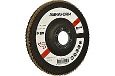 Круг лепестковый FlapLine ZC, 125 мм, прямой, Р60 ABRAFORM AF-FL-ZC-KLT1-60