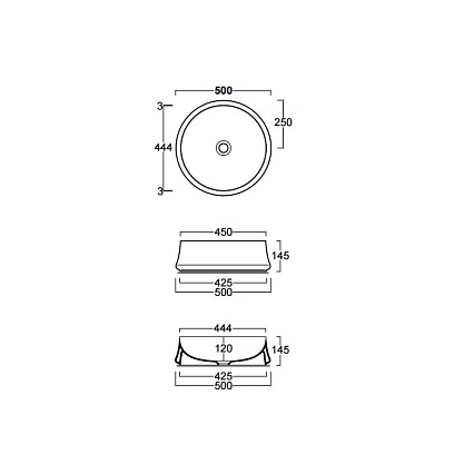 Раковина Simas Sharp SH01bi*0 50 см