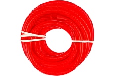 Труба гофрированная Промрукав ПНД защитная для МПТ пешель красная д40/31,2 15м PR02.0091