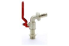 Водоразборный кран ITAP со штуцером, рычаг, 1/2 166 1/2'
