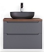 Тумба с раковиной Jorno Wood 80 см