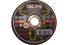 Круг отрезной по нержавеющей стали STANDART (125х3х22.23 мм; 20A30P-BF; F41) SKORPIO 700220