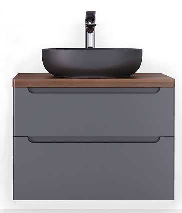 Тумба с раковиной Jorno Wood 80 см