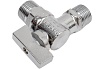 Кран для подключения бачков/смесителей Uni-Fitt НН 1/2", хромированный 180C2000