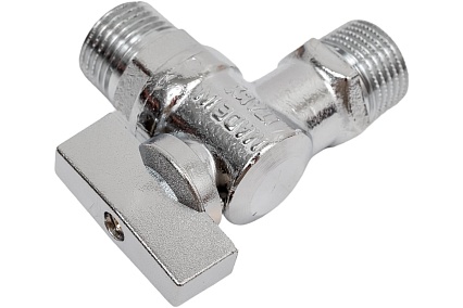 Кран для подключения бачков/смесителей Uni-Fitt НН 1/2", хромированный 180C2000