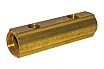 Коллектор Giacomini R582A латунь, 1 1/4 ВР/ВР, на 2 выхода 3/4 ВР R582AY002 040-0067