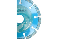 Диск алмазный сегмент Х-тип 115x22 мм LITEWERK 18-60-115