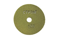Черепашка АГШК алмазный гибкий диск для сухой шлифовки 100 мм, P 120 Strong СТБ-31100120