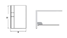 Шторка для ванны RGW Screens SC-54 80x150