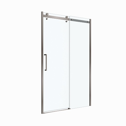 Душевая дверь BelBagno MARINO-2-BF-1-110-C-GM 110x195 прозрачная, оружейная сталь