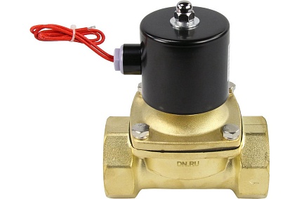 Электромагнитный клапан DN.ru двухходовой VS2W-100V-NC Ду15 Ру10 латунь, VITON 220B AC D130-01559