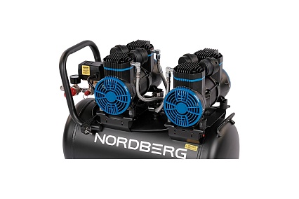 Компрессор безмасляный Nordberg 220В, ресив. 50л, 500 л/мин NCEO50/500
