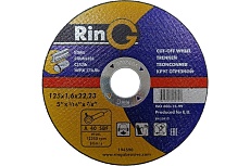 Круг отрезной 125x1.6x22.23 мм, 14А F46 RinG 194590