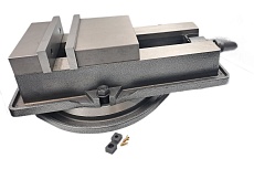 Станочные тиски TORNERI прецизионные поворотные L губок 200 мм, серия QM16200 Swivel 045761