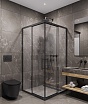 Душевой уголок Timo TKSS-100/03C-8 100x100 прозрачный, черный