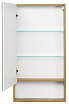 Зеркальный шкаф Акватон Сканди 45 см дуб рустикальный