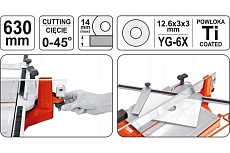 Плиткорез Yato 630 мм YT-3703