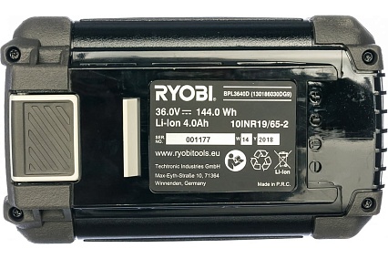 Аккумулятор Ryobi BPL3640D 5133002331 (36 В; 4.0 A*ч; Li-Ion)