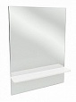 Зеркало Jacob Delafon Struktura EB1213-N18 80 см с полкой, белый