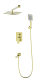 Душевой набор Oliveeka D-Line OL-939003-BG золото матовое