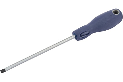 Шлицевая отвертка (Slotted, 4.0х100 мм, держатель) Мастак 040-40100H