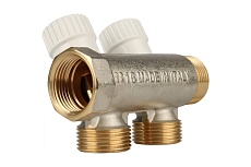 Регулирующий коллектор STOUT 1&quot;, 2 отвода 3/4&quot; RG008UJF4F6FEQ