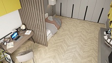 SPC ламинат Alpine Floor Chevron Alpine Сонома 600x127x5 мм, ECO 18-7