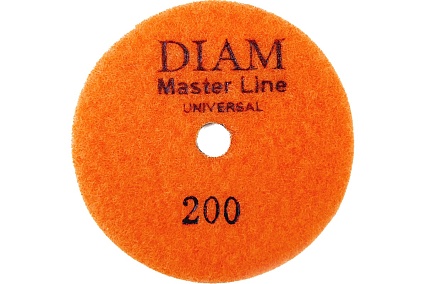 Круг алмазный гибкий шлифовальный Master Line Universal (100х15 мм; №200; сухая/мокрая) Diam 625