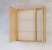 Зеркальный шкаф Raval Frame 75 см Fra.03.75/W белый
