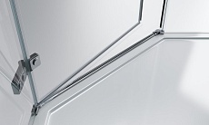 Душевой уголок BelBagno KRAFT-P-1-90-C-Cr-R 90x90 прозрачный, хром, правый