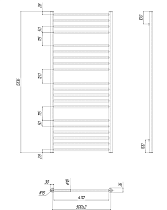 Полотенцесушитель водяной Ravak Norma 50x120