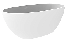 Ванна из искусственного камня Timo Lempi LEMPI1700 170x78 см белый матовый