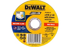 Круг отрезной 115x22.2x1.6 мм,тип 4 DeWalt DT43905