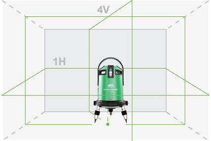 Лазерный уровень ADA 6D Servoliner GREEN с калибровкой А00500К