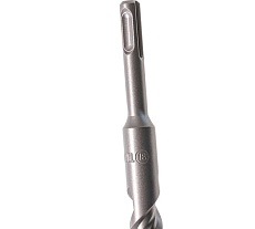 Бур по бетону, двойная спираль, Cobalt W-tip (18x260 мм; SDS PLUS) Denzel 705043