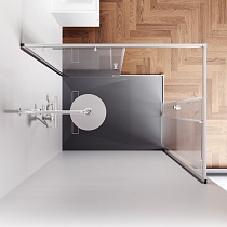 Душевой уголок Am.Pm X-Joy W94G-403-120290-MТ1К 120x90 прозрачный, хром матовый
