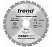 Пильный диск 190 мм три диска в комплекте (24,40,60 зубьев) Trend CSB/190/3PK