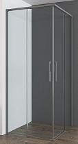 Душевой уголок Vincea Ultima VSS-7UL8080CLGM 80x80 вороненая сталь, прозрачное