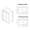 Душевой уголок RGW Passage PA-42 160x80 хром, прозрачное