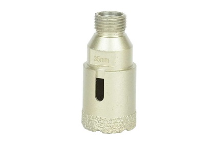 Коронка алмазная, вакуумное спекание (35х40 мм; 1/2"; М14) TECH-NICK TUK 136.600.7021
