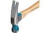 Молоток-гвоздодер Gross American hickory 450г, угол 75, магнит, обрезиненная рукоятка 10418