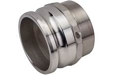 Камлок тип F (ниппель; наружная резьба BSP; 100 мм-4&quot;; нержавеющая сталь) TITAN LOCK TL400FSS