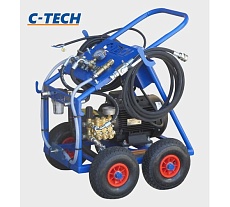 Установка опрессовочная в/давления C-TECH DN1520 (140 бар, до 1200 л/ч, 5.5 кВт, 380 В) мобильная NP1520ET3E4BP2P1 DN1520ET3E4BP2P1