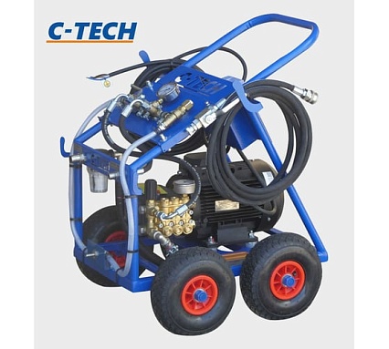 Установка опрессовочная в/давления C-TECH DN1520 (140 бар, до 1200 л/ч, 5.5 кВт, 380 В) мобильная NP1520ET3E4BP2P1 DN1520ET3E4BP2P1