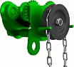 Тележка для ручных талей с цепным приводом HITCH TR100, 1 т, 6 м SZ068948