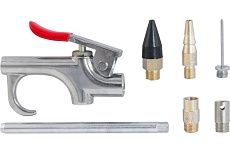 Продувочный пистолет с насадками в наборе Thorvik ABGK7 7 предметов 52646