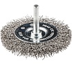 Щетка проволочная дисковая (75 мм; INOX; хвостовик 6.25 мм) Graphite 57H602