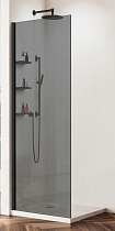 Душевая перегородка Vincea Walk-In VSW-1HWS110CGB 110x200 черный матовый, тонированное