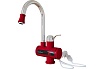 Смеситель-водонагреватель Mixline проточного типа wh-003 red, 3.3 квт, УЗО, кухня, индикатор температуры 551718